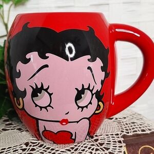 👉*NEW* ADORABLE BETTY BOOP MUG CUP ~EX-LARGE BRIGHT RED ~GIFT QUALITY ~NWOT